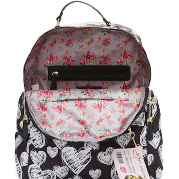 🔥Colorful Inside🔥Hearts & Roses Backpack - Picture 2 of 8